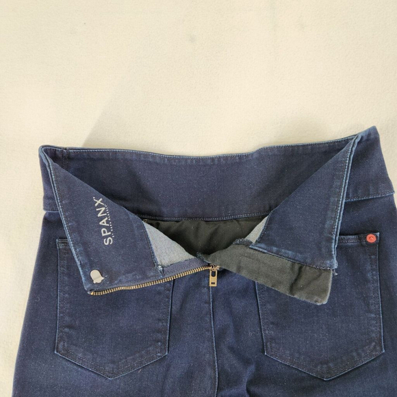 SPANX Women's High Rise Jeans - Dark Blue - Picture 10 of 13